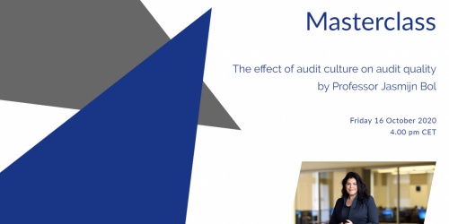 Online FAR Masterclass by Prof. Jasmijn Bol on "The effect of audit culture on audit quality"