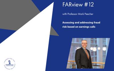 FARview #12 with professor Mark Peecher
